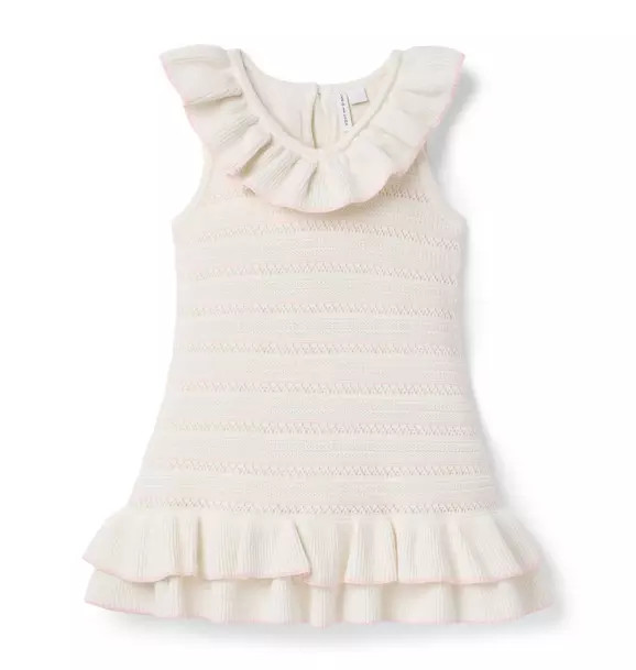 Striped Ruffle Sweater Dress | Janie and Jack