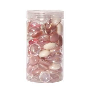 Cream & Pink Glass Gems By Ashland™ | Michaels Stores