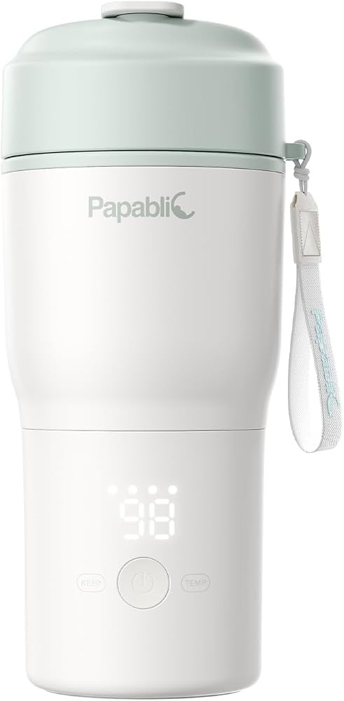 Papablic Portable Bottle Warmer for Home & Travel — 85W Fast Heating, Built-in Sterilizer, 4 Te... | Amazon (US)
