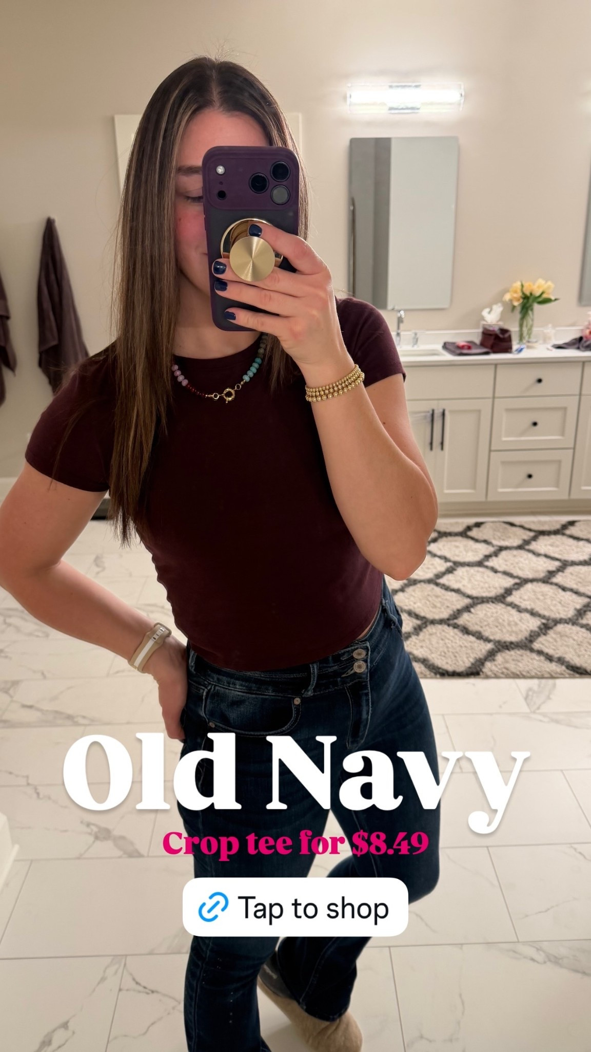 Old Navy Crop tee for $8.49