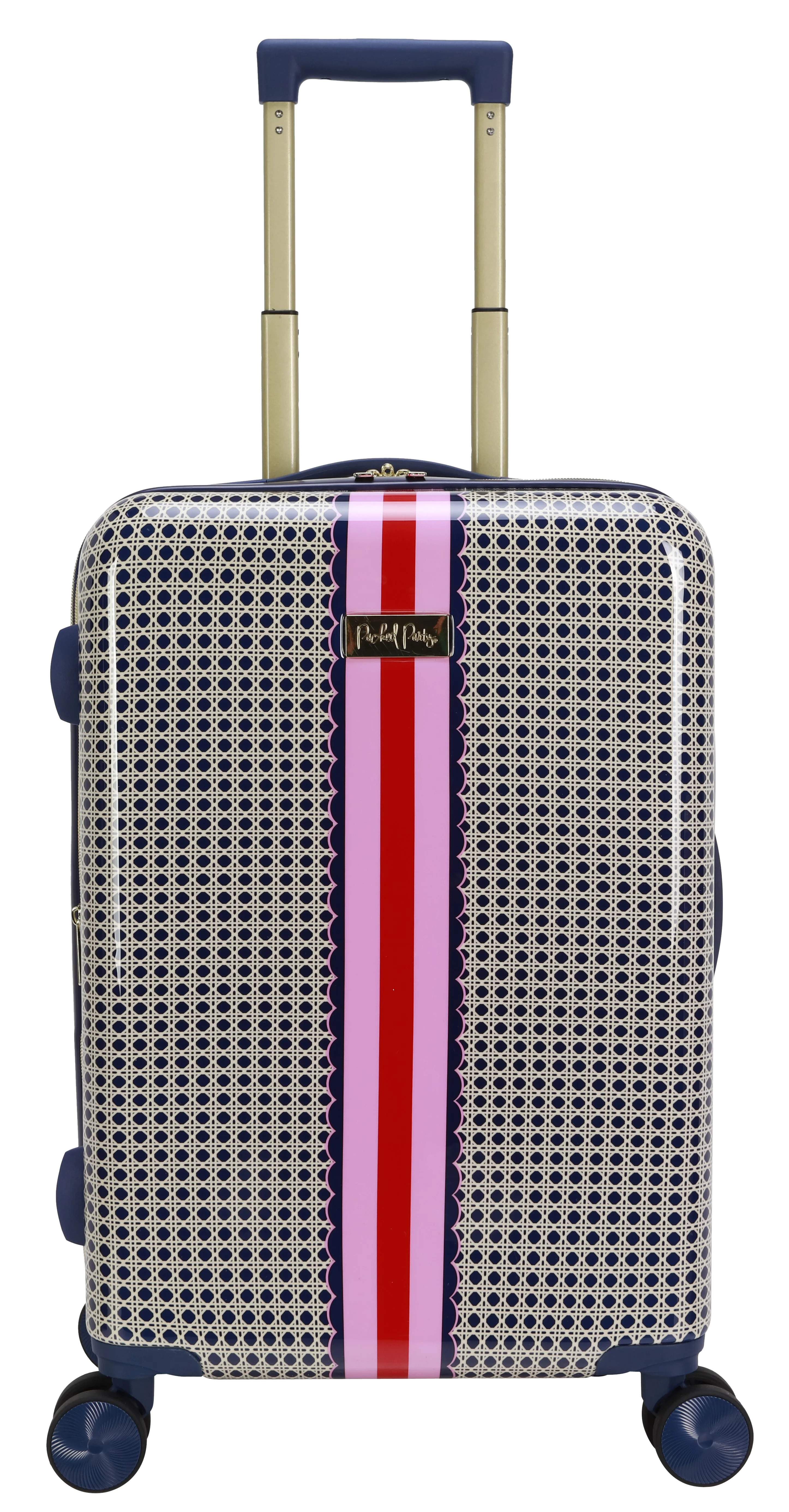 Packed Party "JET SET" 20 Inch Carry-on ABS Hardsided Luggage, Jet Set Print - Walmart.com | Walmart (US)