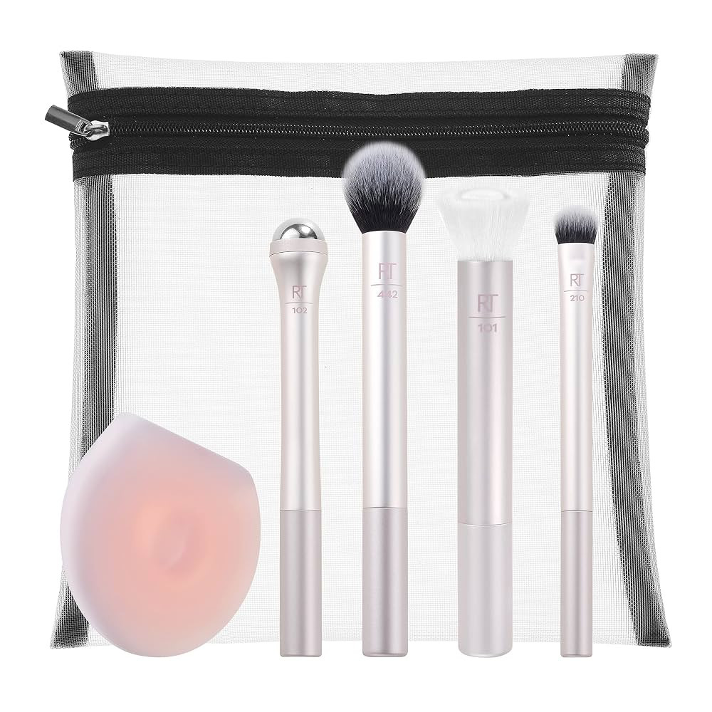 Real Techniques Limited Edition Me Time Makeup Brush and Skin Care, 6 Piece Valentine’s Day Gif... | Amazon (US)