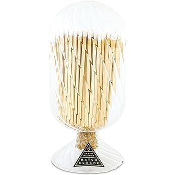 Skeem Helix Match Cloche with Striker - Includes 120 4 Inch Matches (White-Tipped Matches) - Deco... | Amazon (US)