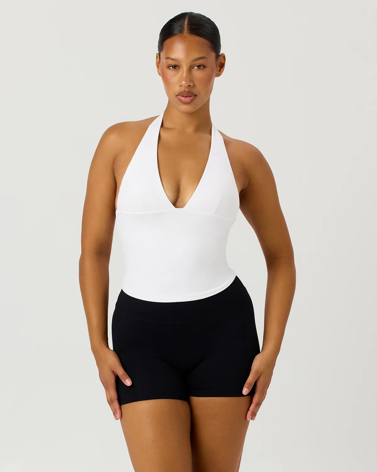 Freedom Halter Tank | White | Crop Shop Boutique US
