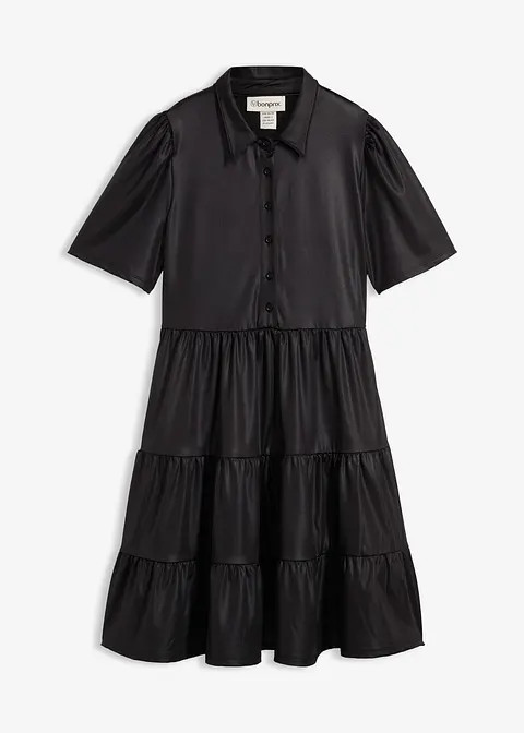 Minikleid aus glänzendem Material | Bonprix DE