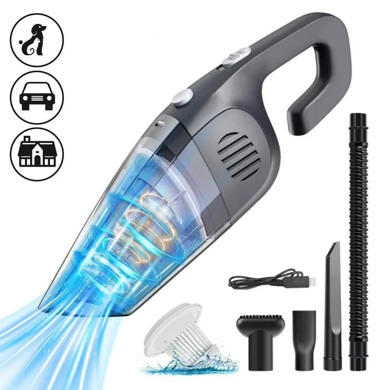 Portable Car Vacuum Cleaner, iFanze 120W Cordless Handheld Vacuum 7.5KPA Powerful Wet Dry Vac Mul... | Walmart (US)