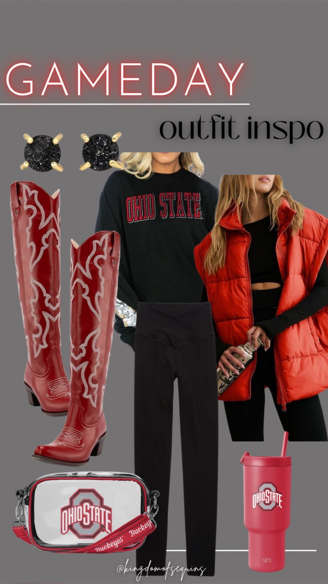 Ohio state game day inspo 