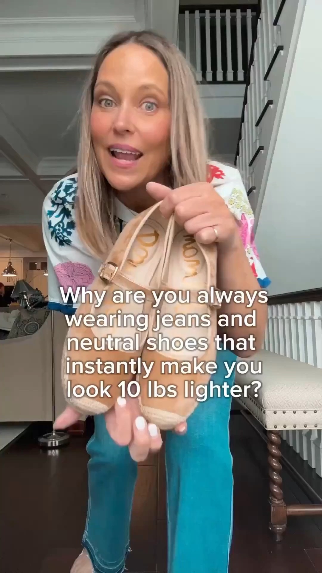 How?!?| Neutral shoes especially with caps toes always elongate the frame! And jeans are the perfect amount of stretch, yet structure!
s

#LTKSeasonal #LTKOver40 #LTKdayinmylife