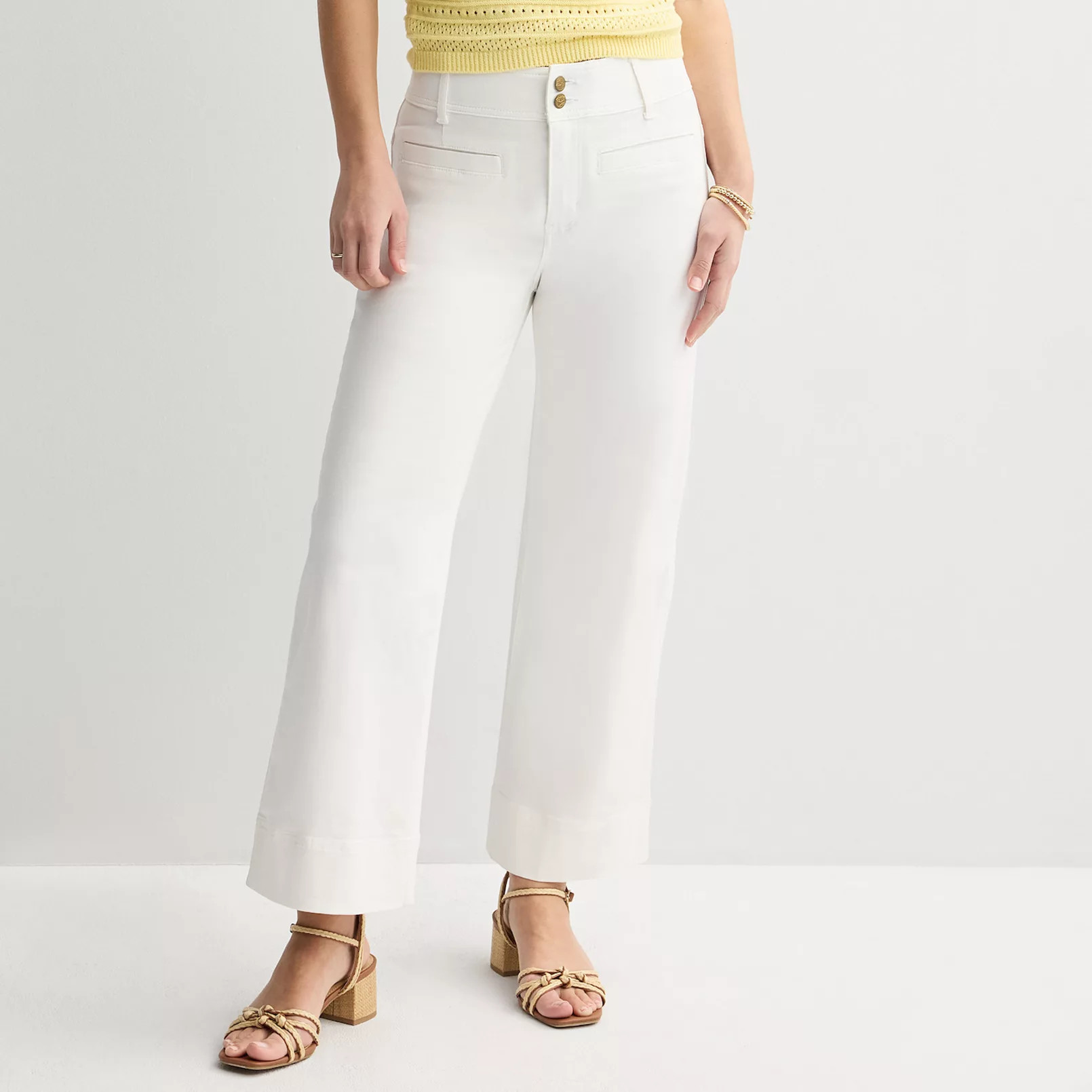 Women's Draper James High-Rise Wide-Leg Jeans | Kohl's