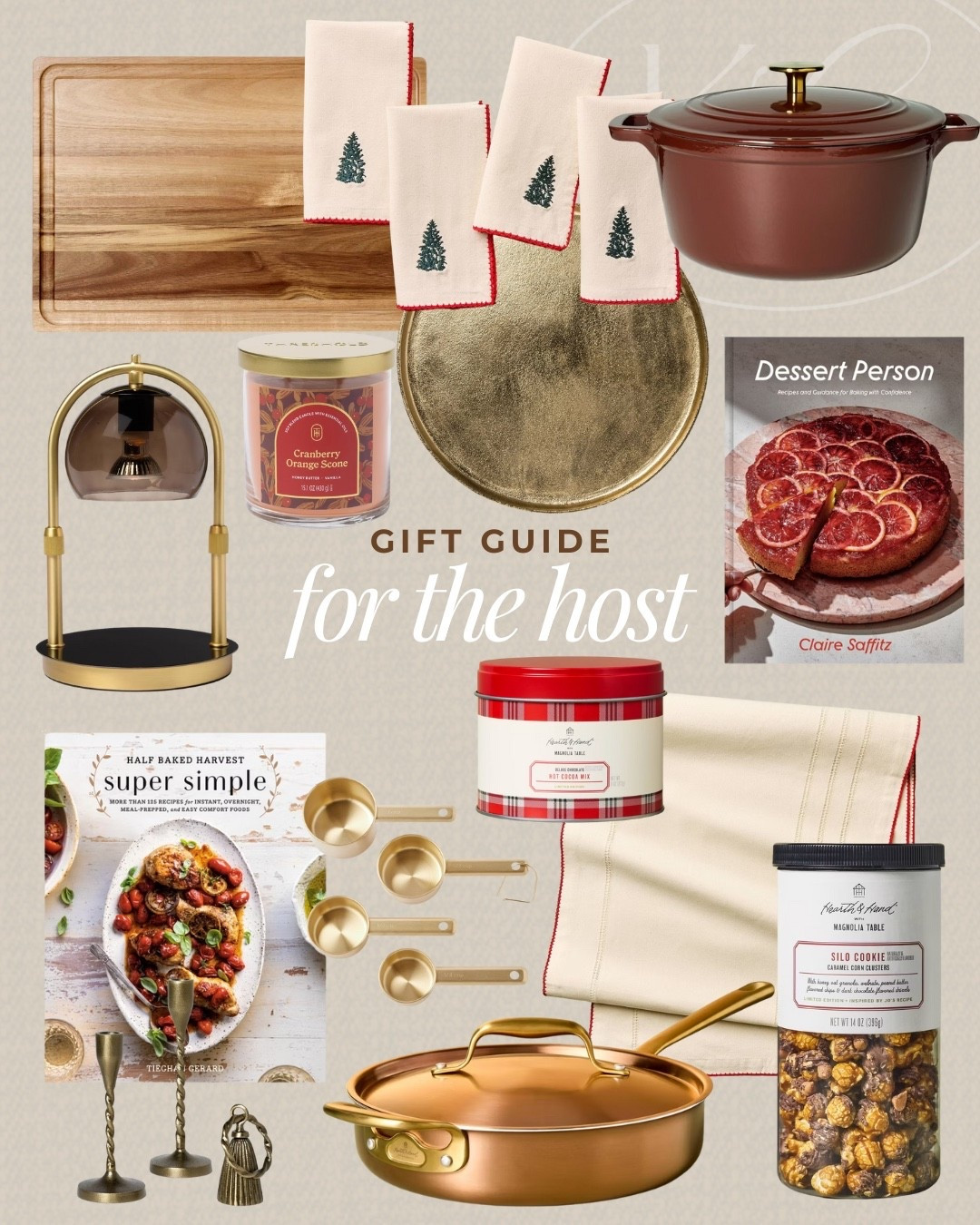 Holiday gift guide for the host. From cutting boards, cook books and cooking essentials these are gifts any host will love  

#LTKGiftGuide #LTKHome #LTKHoliday