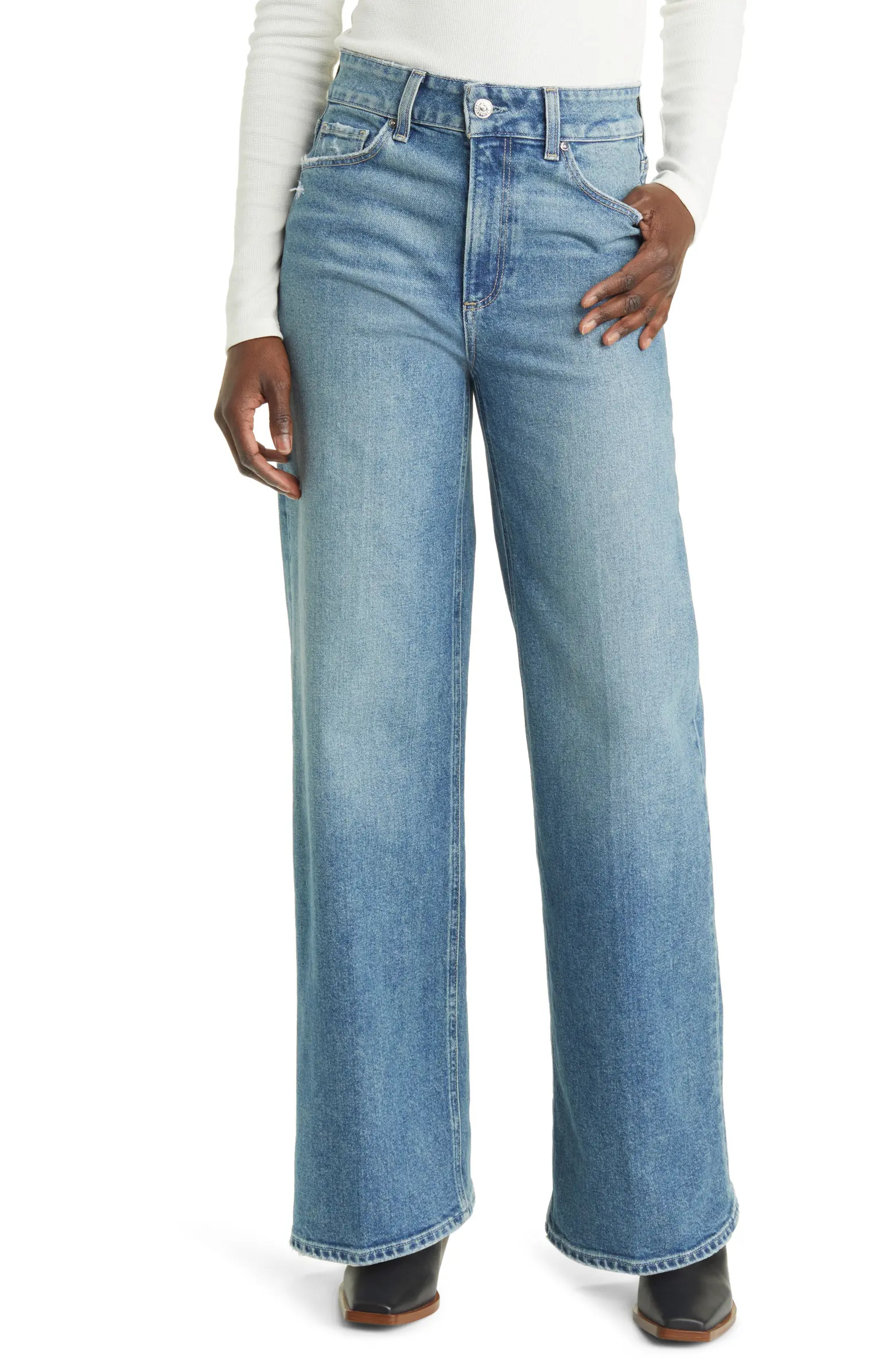Sasha High Waist Wide Leg Jeans | Nordstrom