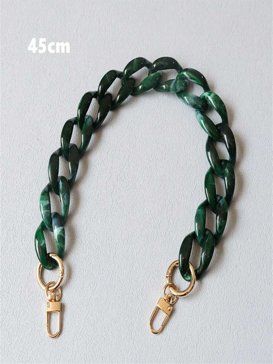 Women's Bag Accessory - Detachable Multi-Color Acrylic Resin Chain Colorblock Fashion Chunky Chai... | SHEIN