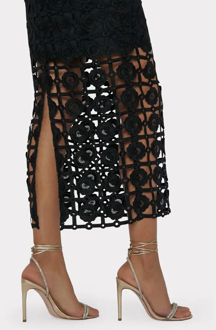 Kait Lace Strapless Midi Dress | Nordstrom