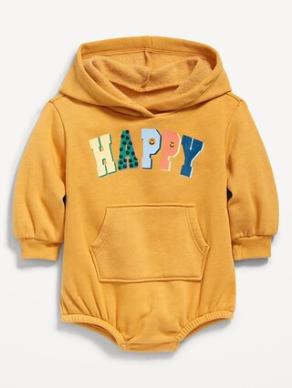 Unisex Long-Sleeve Hooded Bodysuit for Baby | Old Navy (US)