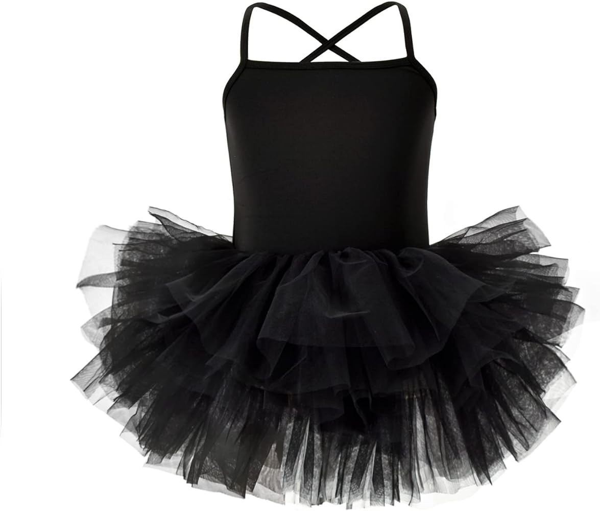 Tutu.kk Toddler Girls Ballet Skirted Leotards Strap Tutu Dress Party Costumes for Dance 18Months ... | Amazon (US)