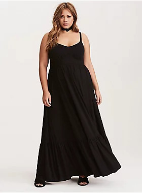 Maxi Super Soft Tiered Dress | Torrid (US & Canada)