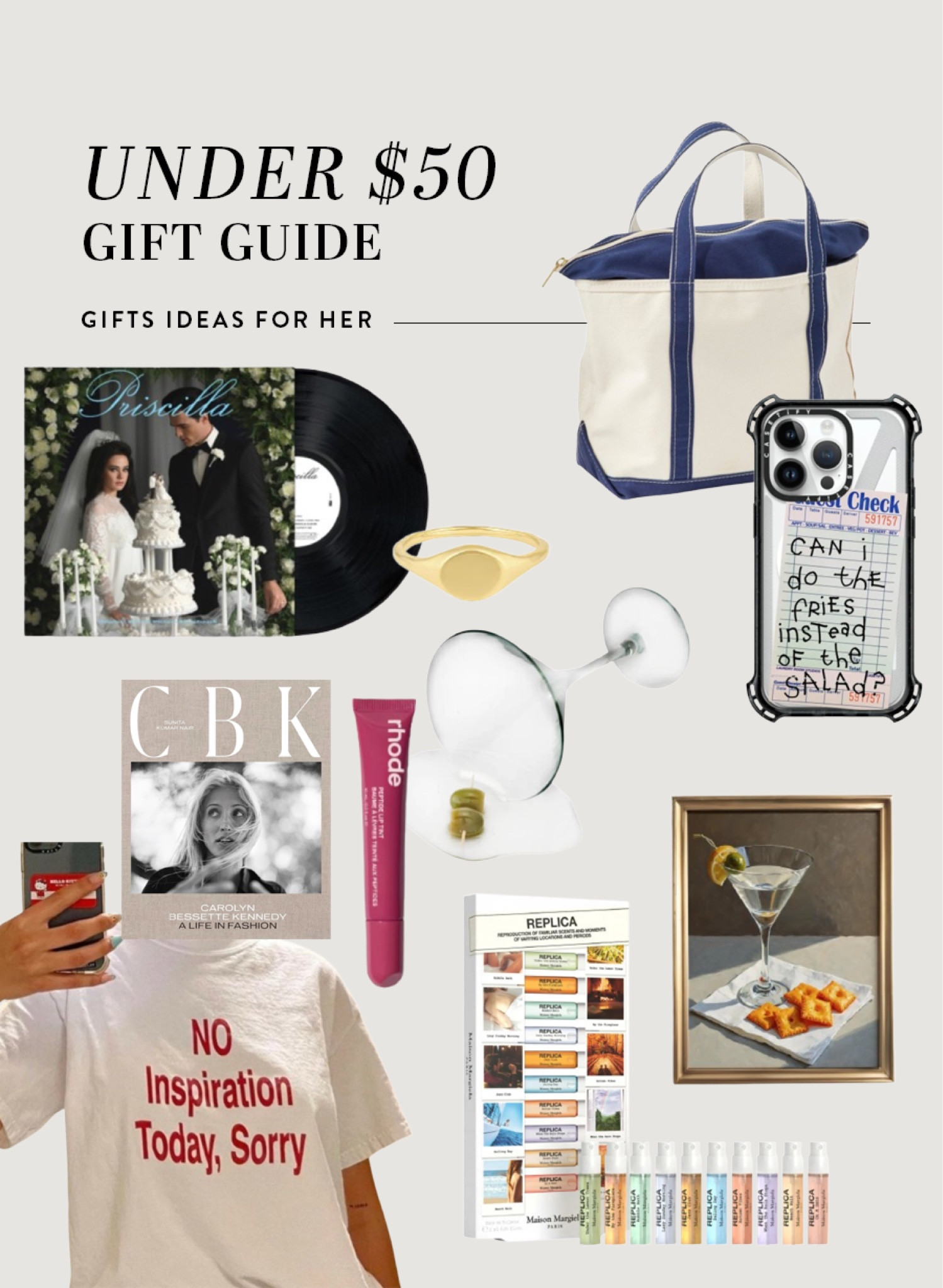 Gift guide for her under $50! ✨ #giftguide #giftsforher #holidaygifts #shoppingguide #hgg #coolgirlgifts 

#LTKGiftGuide #LTKSeasonal #LTKHoliday