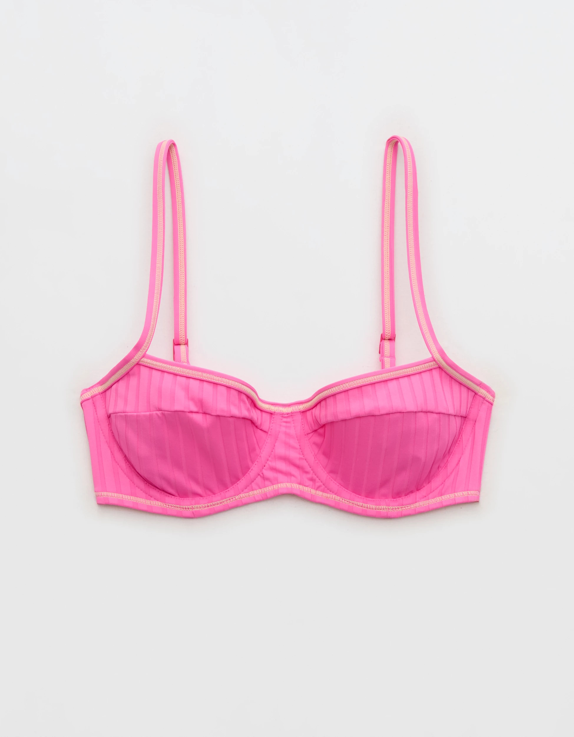 Aerie Ribbed Unlined Underwire Bikini Top | Aerie