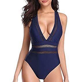 Tempt Me Women One Piece Plunge V... | Amazon (US)