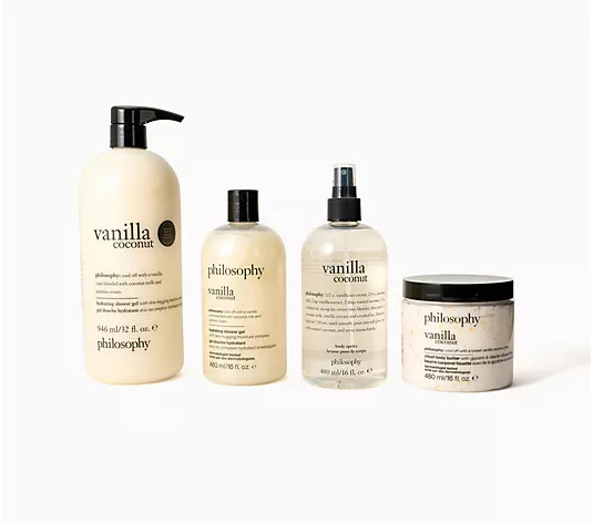philosophy 4 piece bubble up body care layering collection - QVC.com | QVC