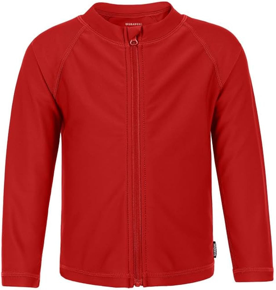 Boys Toddler Rash Guard Long Sleeve UPF 50+ Sun Protection Lightweight Swim Shirt for Baby Kids | Amazon (US)