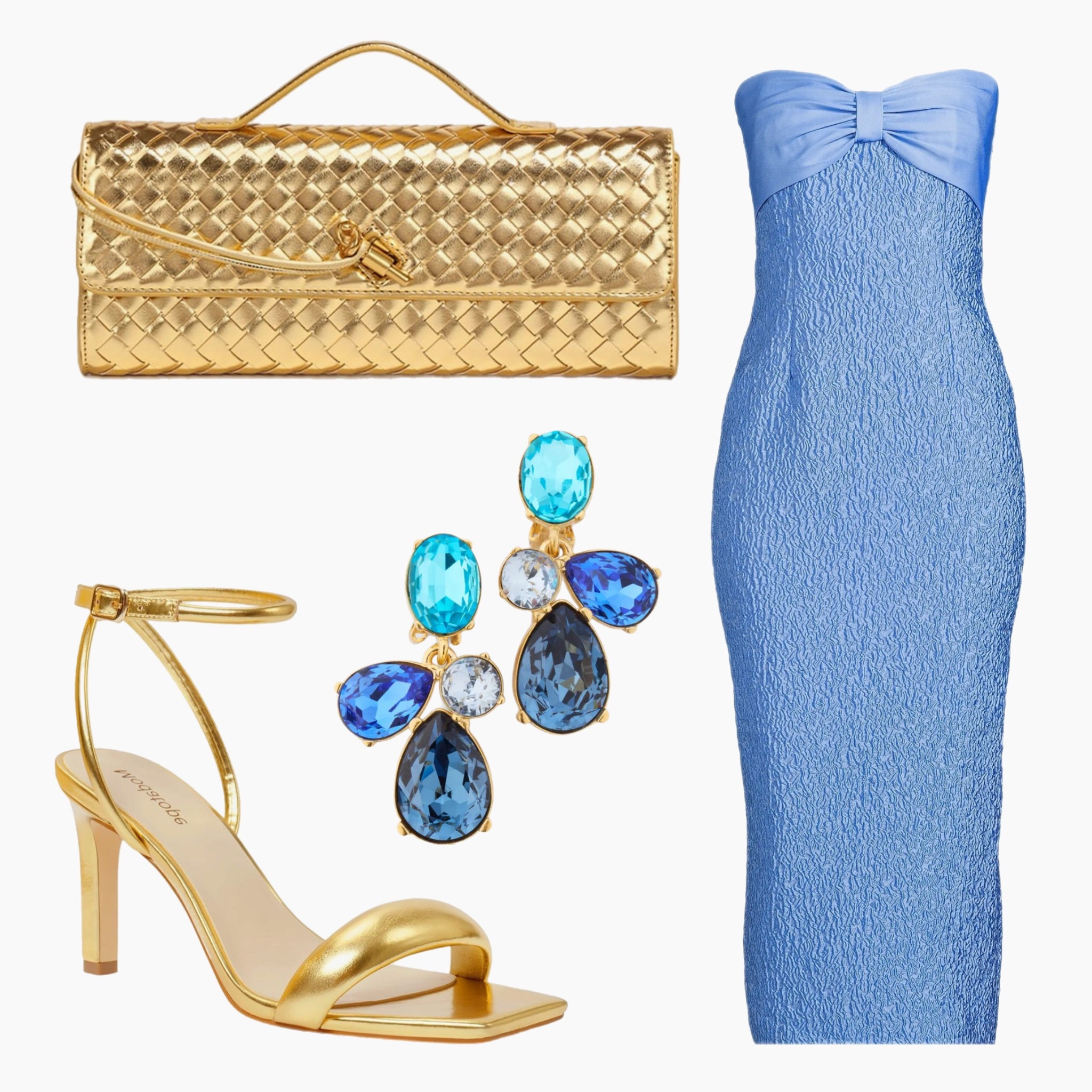 A bold bow moment meets blue brilliance 💙✨
This strapless stunner is giving retro glam with a modern twist—perfect for summer weddings or cocktail soirées. Paired with sapphire-toned statement earrings and radiant gold accessories to bring the drama and the dazzle.

#WeddingGuestLook #BlueDressMagic #BoldInBlue #CocktailGlam #SummerSoiréeStyle #GoldAccessories #StatementEarrings #LTKEveningLook #ChicAndCurated #StyledByMar

#LTKShoeCrush #LTKItBag #LTKStyleTip
