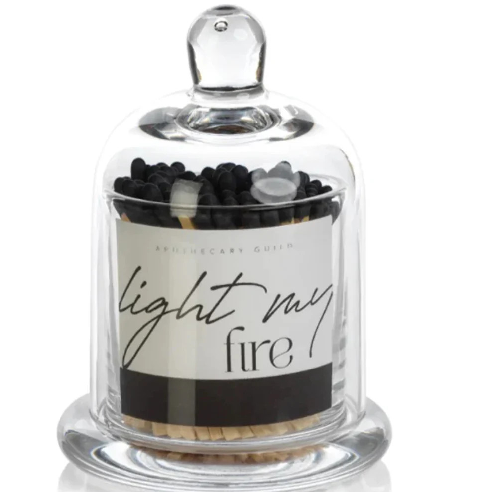 Matches in Glass Cloche | Dwell Home Co.