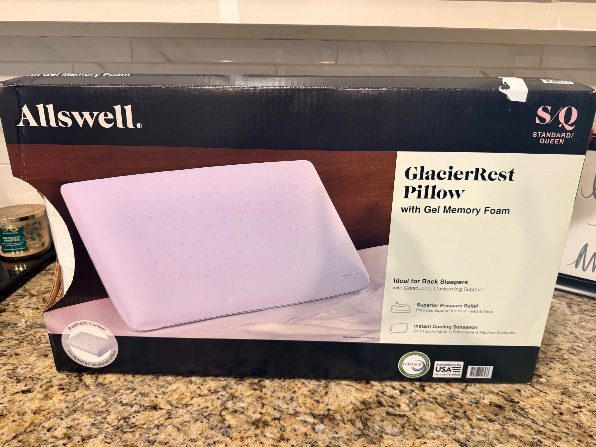 Received this ALLSWELL GlacierRest Pillow for free for being an influencer @walmart #walmartpartner #allswell 

#LTKHome