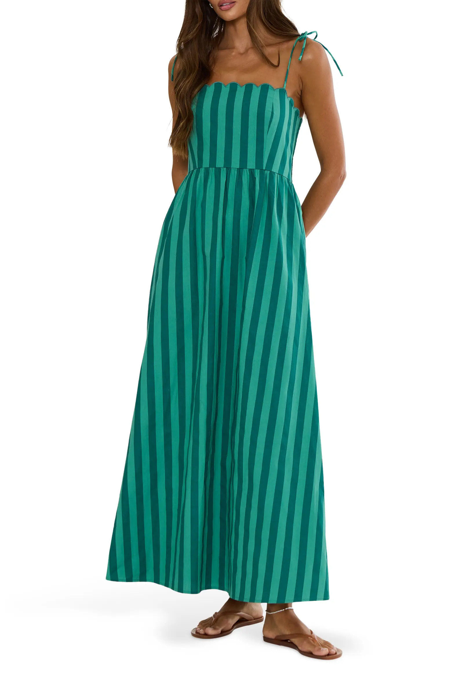 Beach Riot Caprice Stripe Cotton Maxi Dress (Women) | Nordstrom | Nordstrom