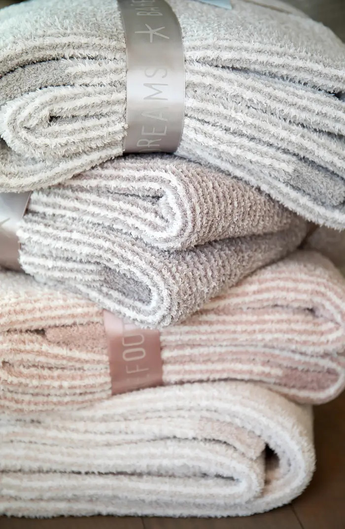 Barefoot Dreams® CozyChic™ Microstripe Blanket | Nordstromrack | Nordstrom Rack