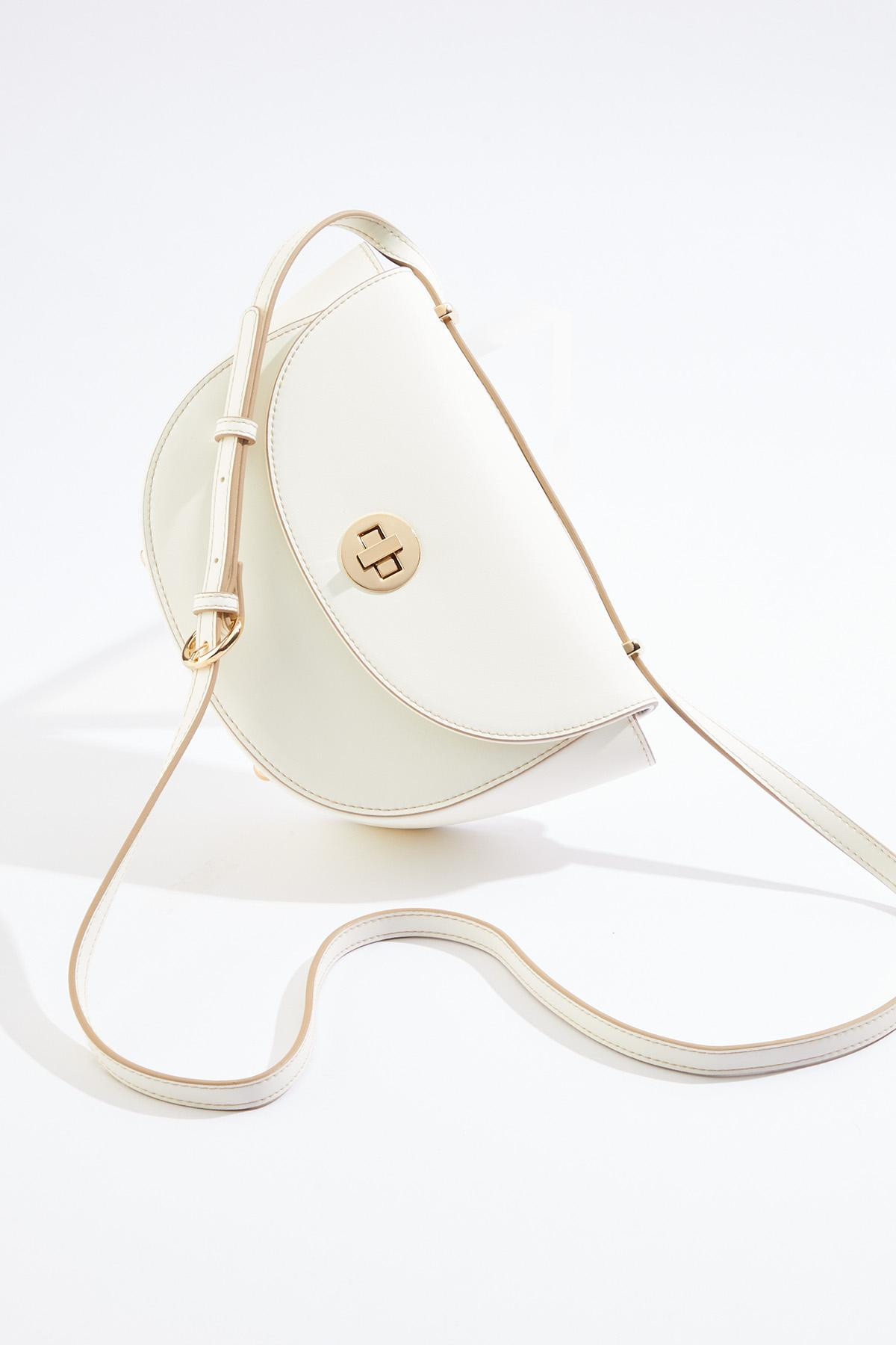 Southern Charm Structured Saddle Crossbody | Cato Fashions