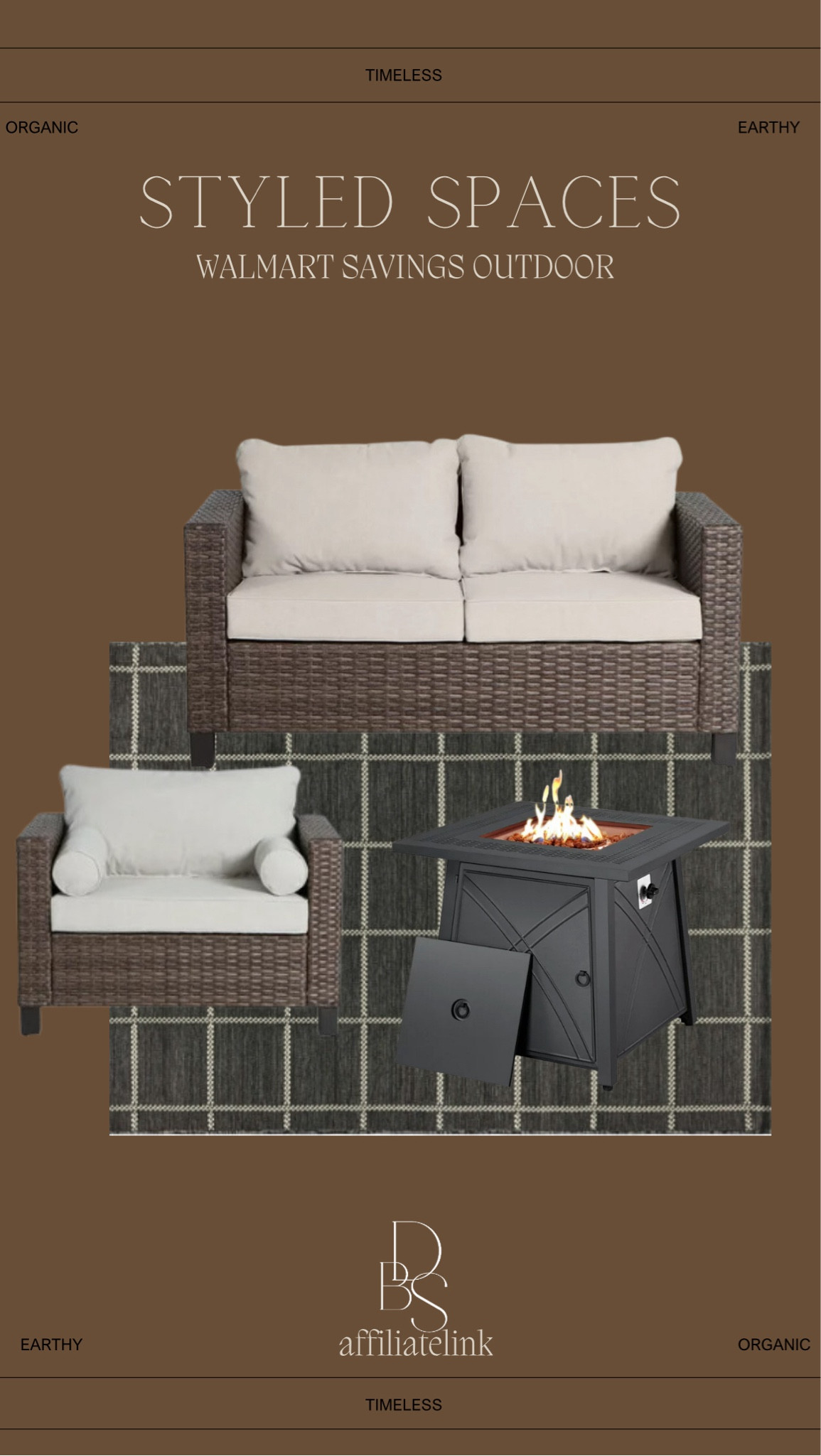 Walmart outdoor furniture 🤍

Walmart finds, outdoor space, outdoor fire pit, area rug, patio furniture 

#LTKSummerSales #LTKHome #LTKSeasonal