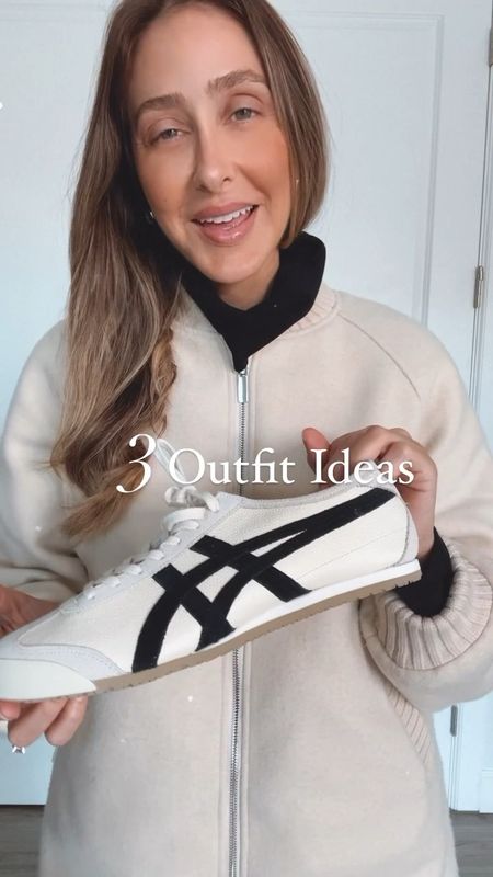 3 outfit ideas with my new pair of Onitsuka Tiger Mexico 66 Vintage 'Birch Black sneakers . They are so stylish and so comfortable 
They run true to size , I am wearing a size small. 

#LTKGiftGuide #LTKVideo #LTKshoecrush