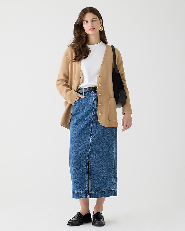 Giselle V-neck sweater-blazer | J. Crew US