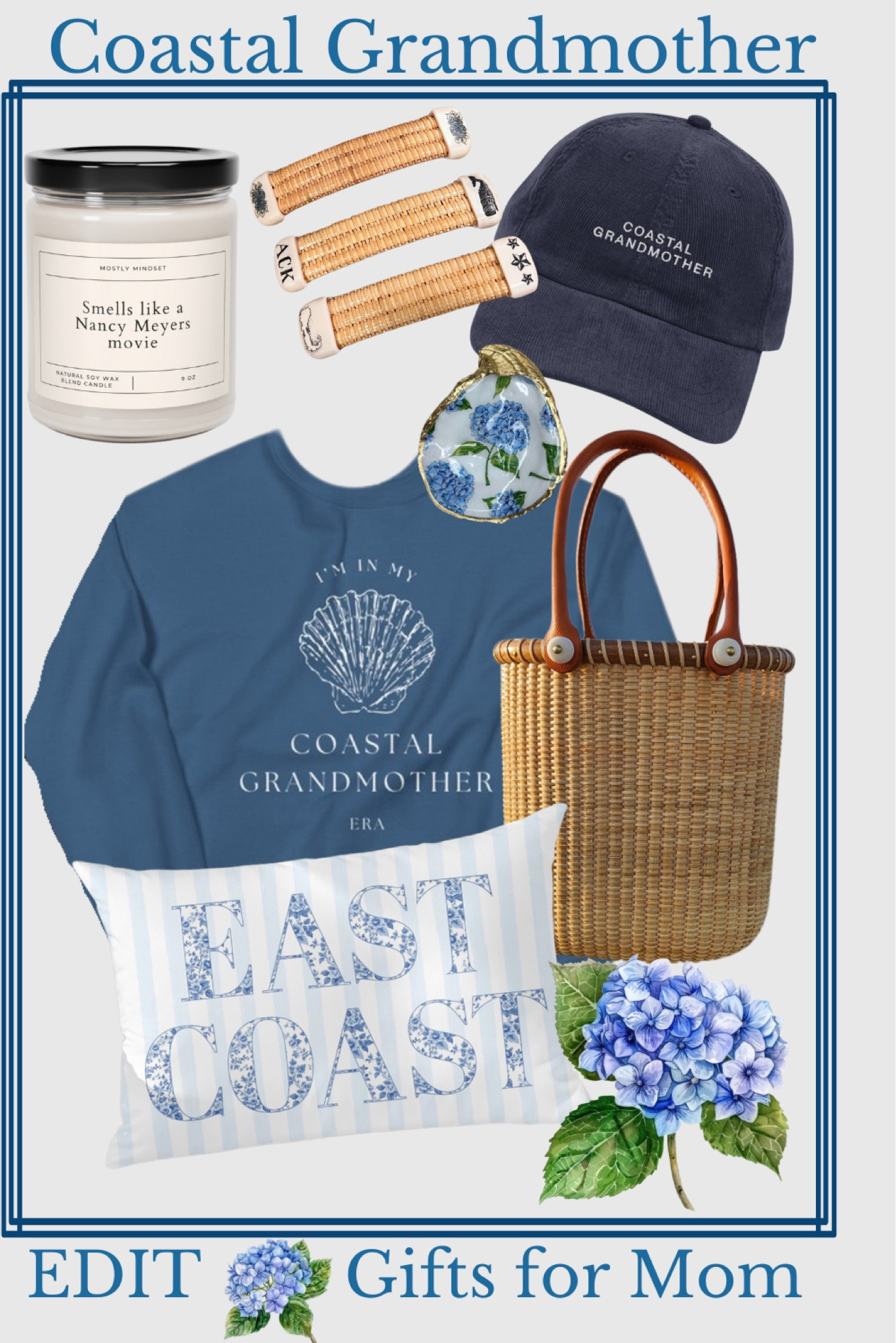coastal grandmother, edit curated list of ideas for Mother’s Day gifts
#mothers Day #gift guide #smallshops 

#LTKStyleTip #LTKGiftGuide