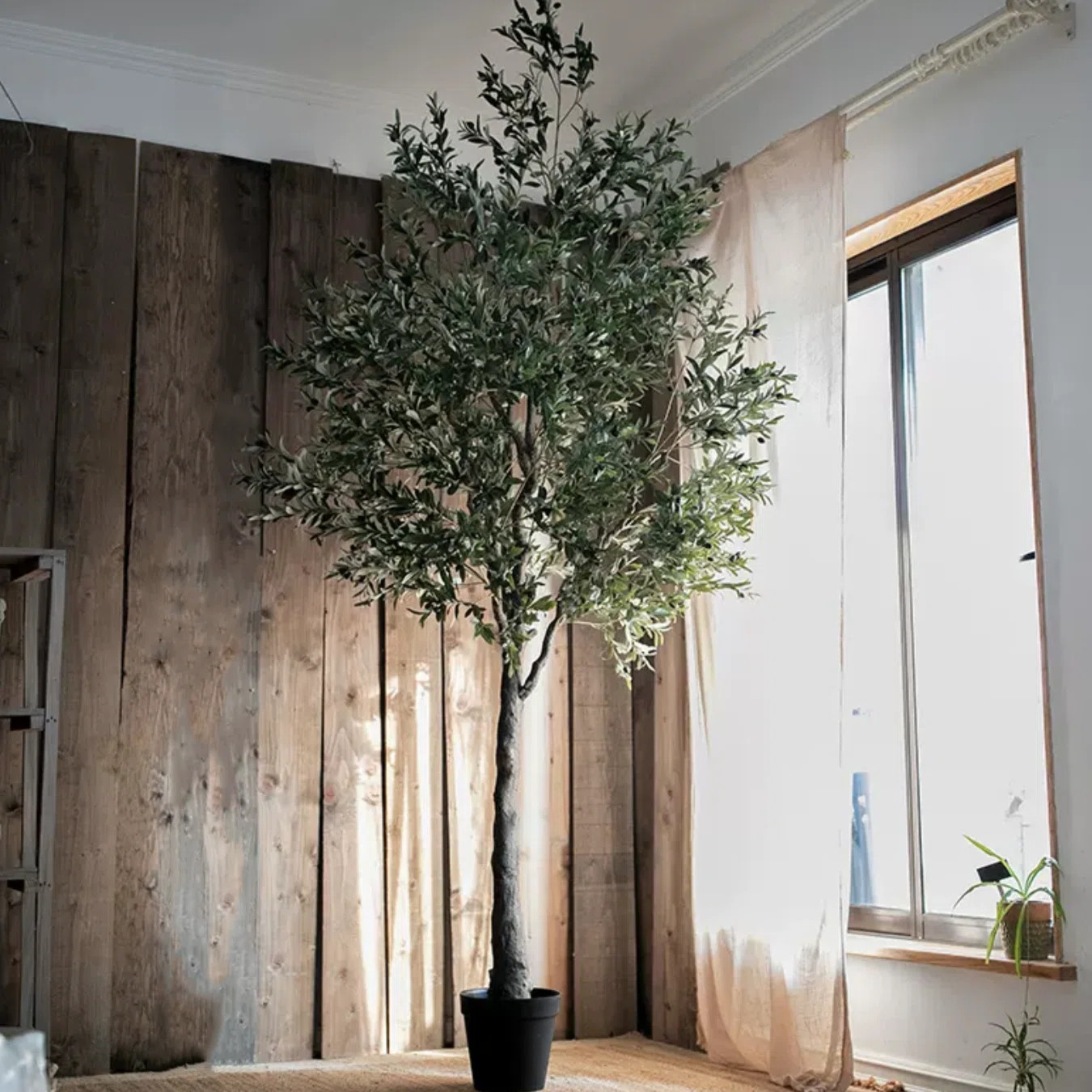118'' Faux Olive Tree Tree in Freestanding | Wayfair North America