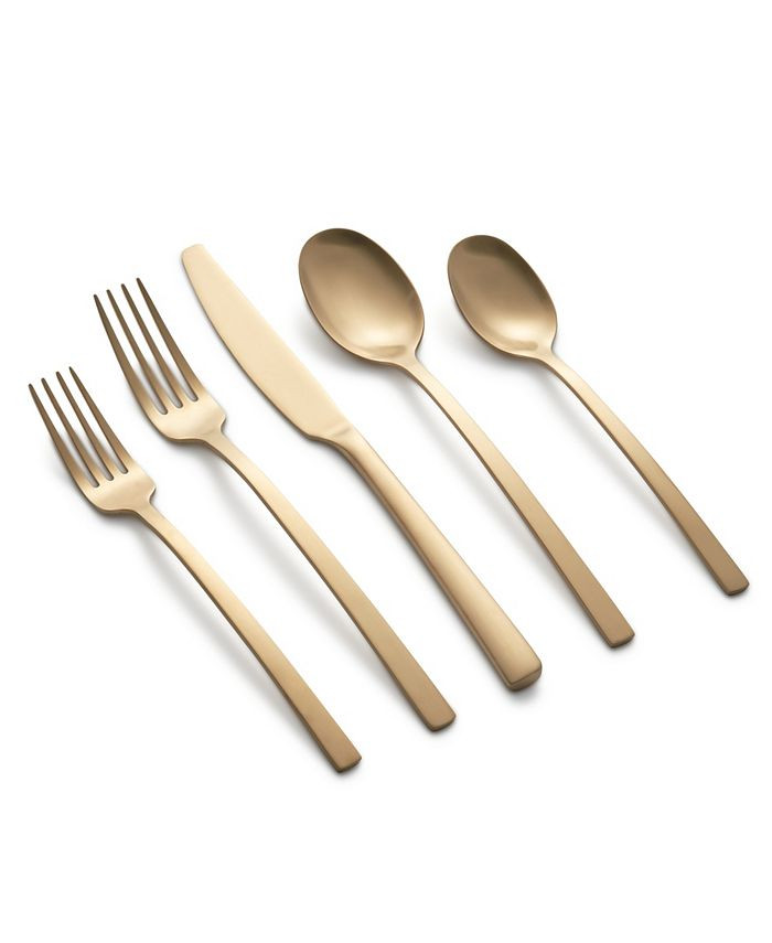 Cambridge Silversmiths Beacon Satin 20-Piece Flatware Set, Service for 4 & Reviews - Flatware - D... | Macys (US)