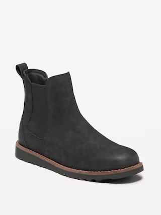 Faux-Leather Chelsea Boots | Old Navy (US)