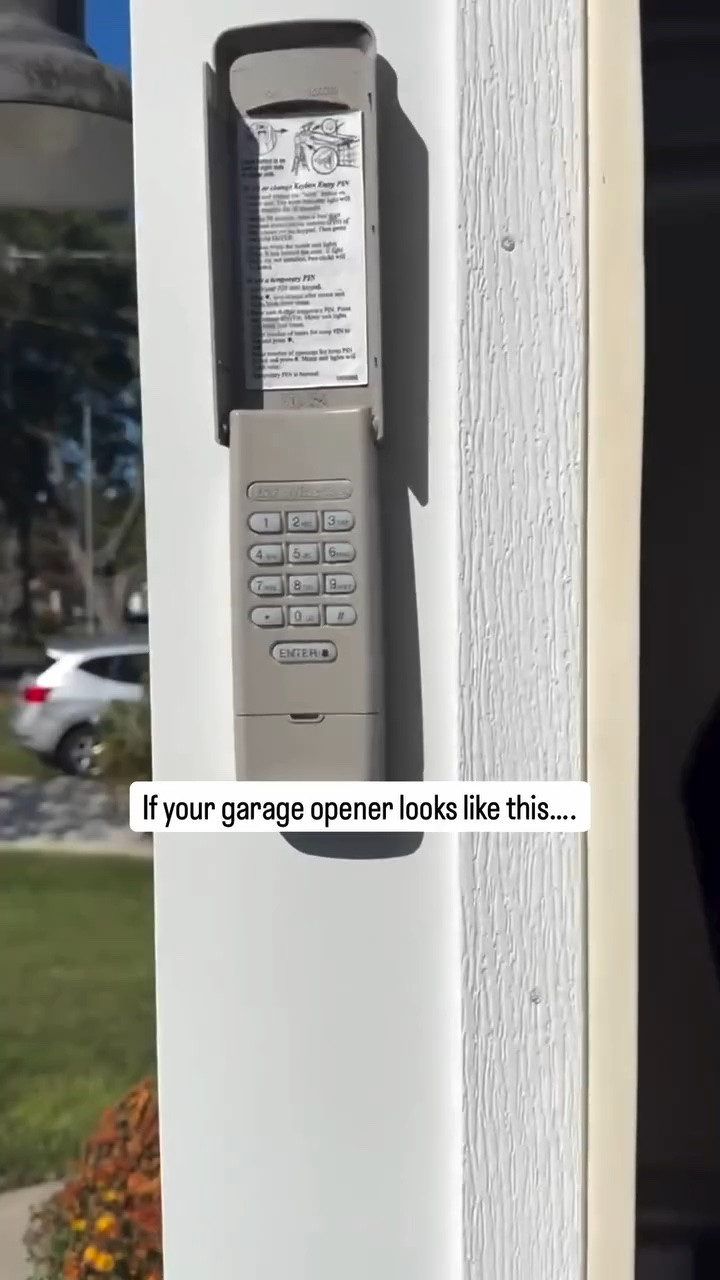 Like & Save for later 🤎 tap follow & comment SHOP for the direct link ✨ if your garage keypad still looks like it’s from 2003… this is your sign to upgrade it 👀😂

We swapped ours for the new MyQ smart garage keypad and I’m honestly annoyed we waited this long. It took minutes to install, runs off a rechargeable battery, connects right to your phone, AND has a built in camera so I can check on the kids, deliveries, or open the garage remotely when someone stops by.

One of those simple home upgrades that actually makes everyday life easier 🙌🏻

Perfect for:
• smart home upgrades
• garage organization setups
• busy families
• package deliveries
• safer kid check-ins
• DIY home improvement projects

Comment SHOP and I’ll send the link 🤍

#smartgarage #garageupgrade #smarthome #homeimprovement #garageorganization

#LTKHome #LTKmomlife #LTKOver40