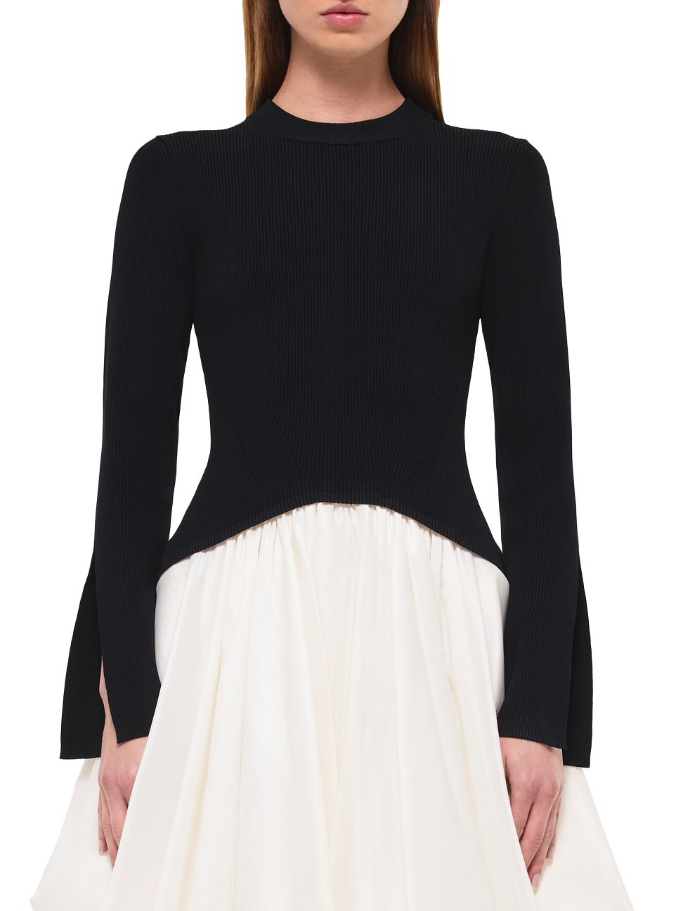 Women's Kenlie Colorblocked Fit & Flare Midi-Dress - Black Multi - Size Medium | Saks Fifth Avenue