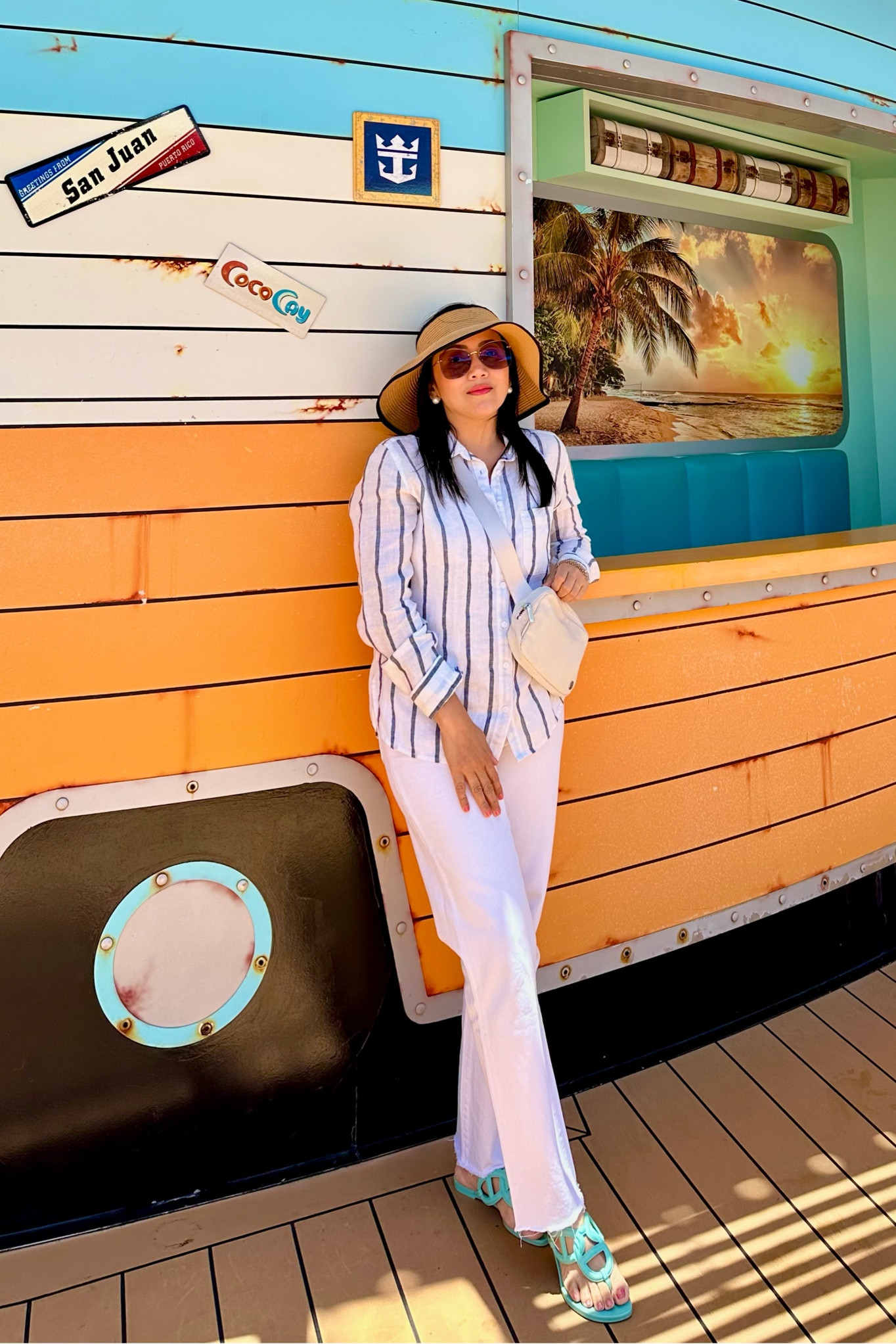 A linen top with white pants are great for spring/summer #styletip #styleinspo 

#LTKstyletip #LTKFind #LTKtravel