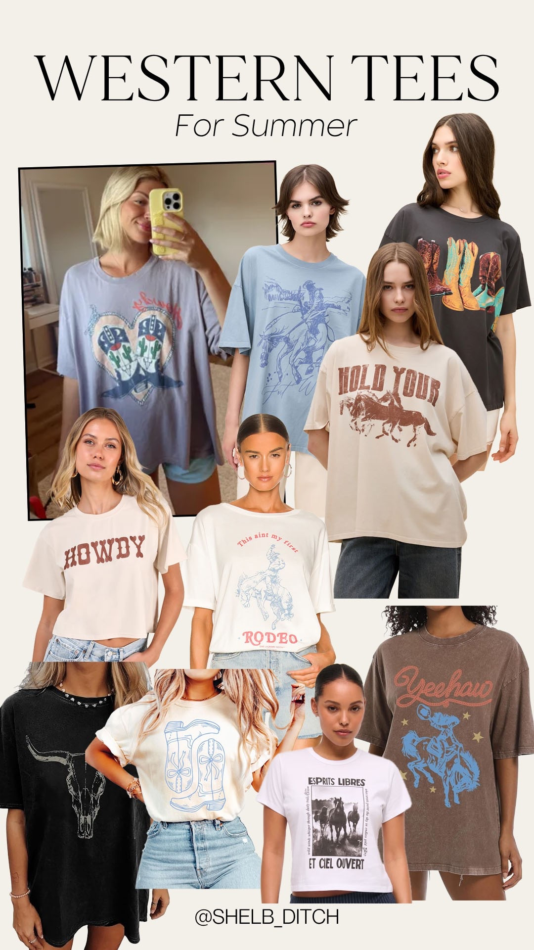 Western tees for summer. Trendy summer tee. Country concert tee. Oversized western tshirt.

#LTKootd #LTKSeasonal #LTKgrwm