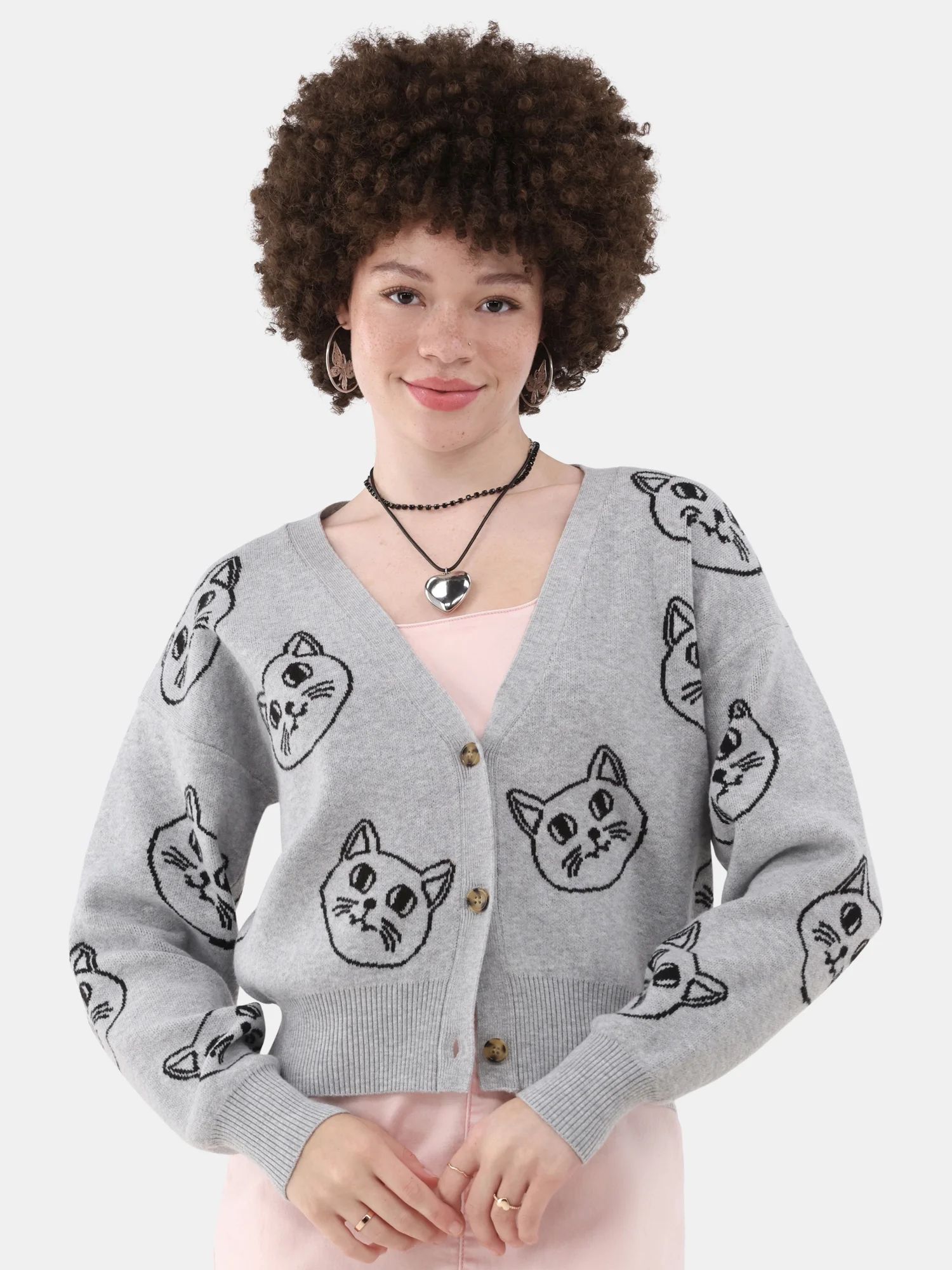 No Boundaries Novelty Sweater, Women's and Women's Plus | Walmart (US)