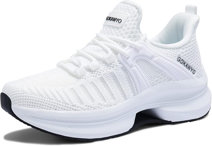 Gokawyo Womens Walking Shoes Slip On Breathable Mesh Running Shoes | Amazon (US)