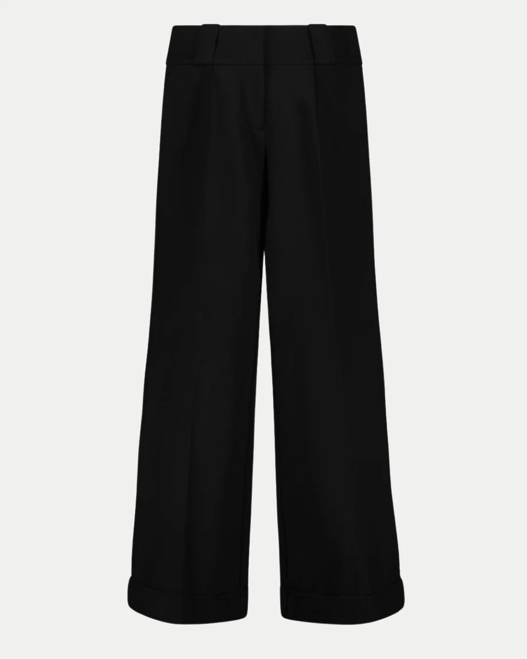 Beverly Black Cropped Wide-Leg Pants for Women – Classic Six | Classic Six