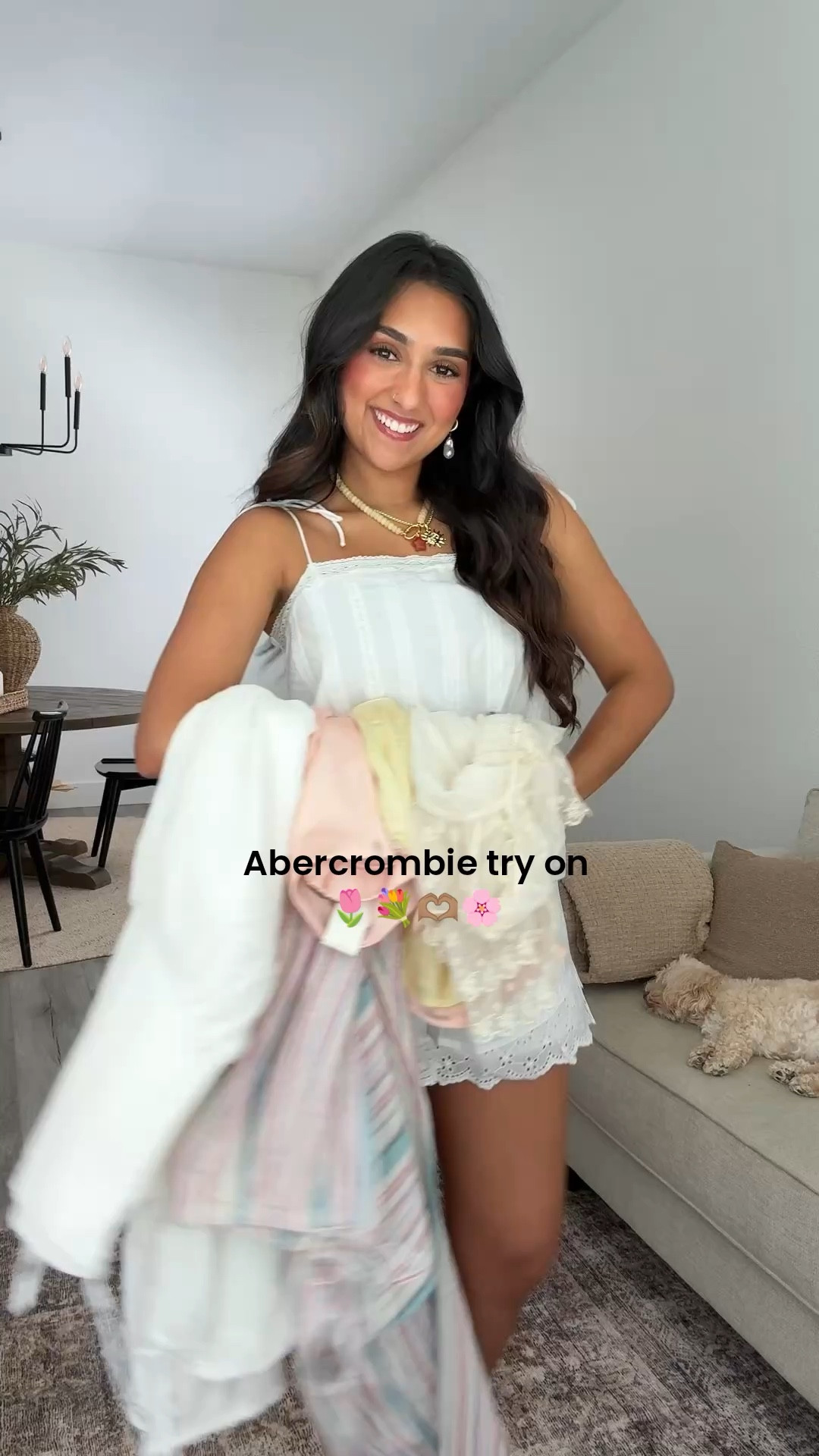 Abercrombie try on!🫶🏽💐🌸