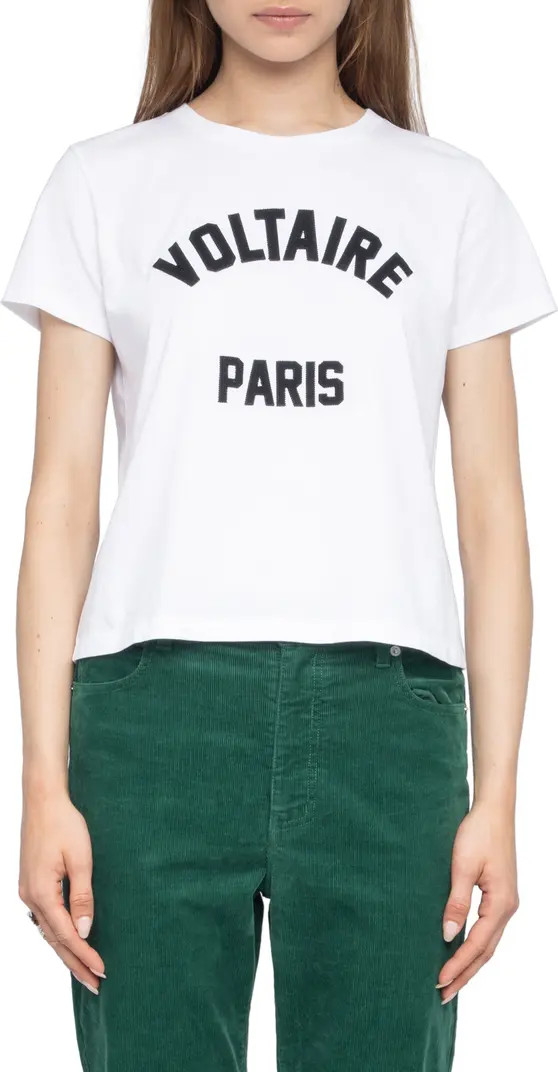 Zadig & Voltaire Alys Voltaire Paris Cotton Graphic T-Shirt | Nordstrom | Nordstrom