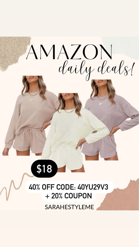 AMAZON DAILY DEALS ✨  Wed 2/14

FOLLOW ME @sarahestyleme for more Amazon daily deals, Walmart finds, and outfit ideas! 

*Deals can end/change at any time, some colors/sizes may be excluded from the promo 

@amazonfashion #founditonamazon #amazonfashion #amazonfinds #ltkunder50 #ltkfind #momstyle #dealoftheday #amazonprime #outfitideas #ltkxprime #ltksalealert  #ootdstyle #outfitinspo #dailydeals #styletrends #fashiontrends #outfitoftheday #outfitinspiration #styleblog #stylefinds #salealert #amazoninfluencerprogram #casualstyle #everydaystyle #affordablefashion #promocodes #amazoninfluencer #styleinfluencer #outfitidea #lookforless #dailydeals 

#LTKSpringSale #LTKSeasonal #LTKsalealert