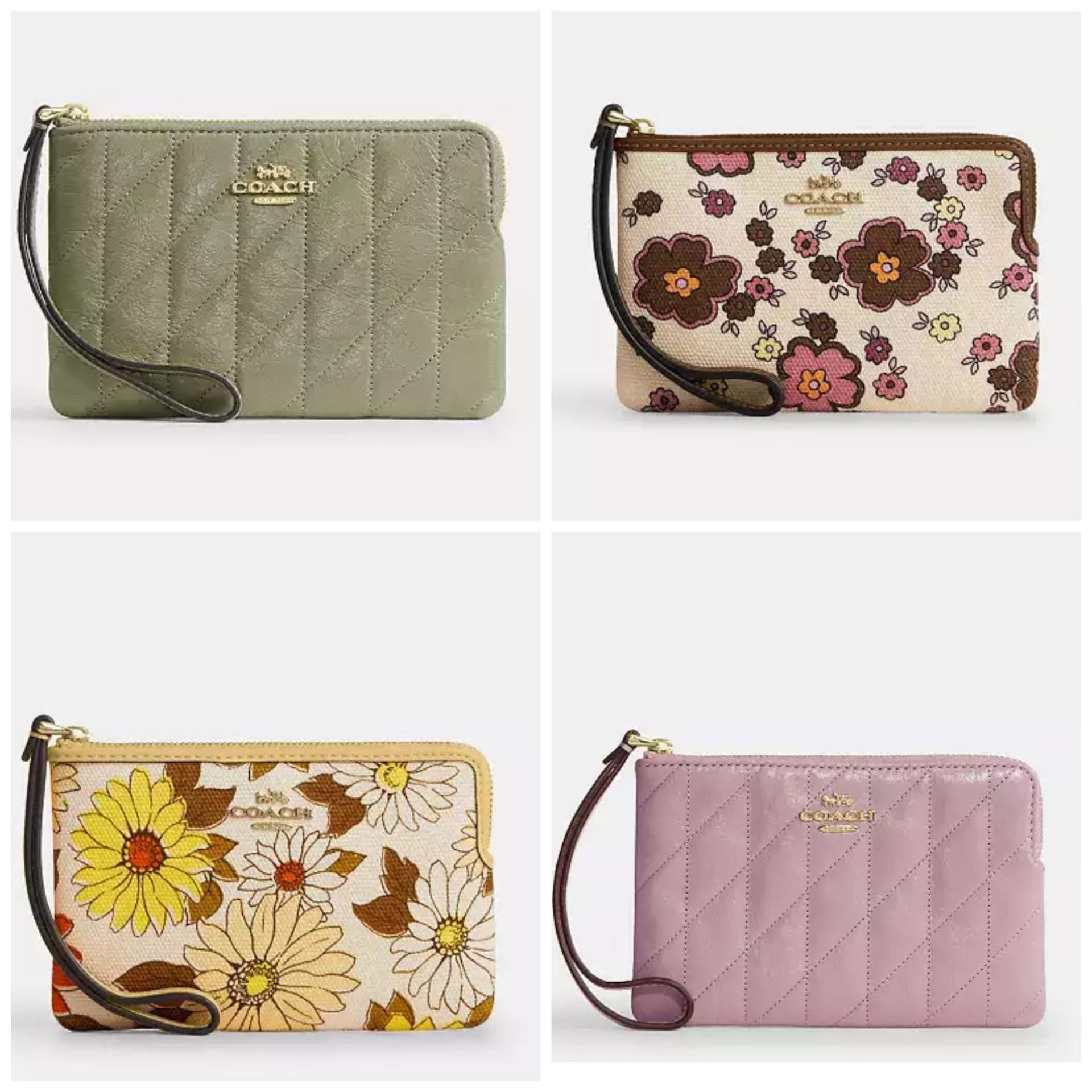 Down to $35! (That’s 60% OFF) These cute COACH corner zip wristlets would be such a great gift! 🎁 More colors and prints available too! 

Dropping 🔗👇

#LTKMothersDay