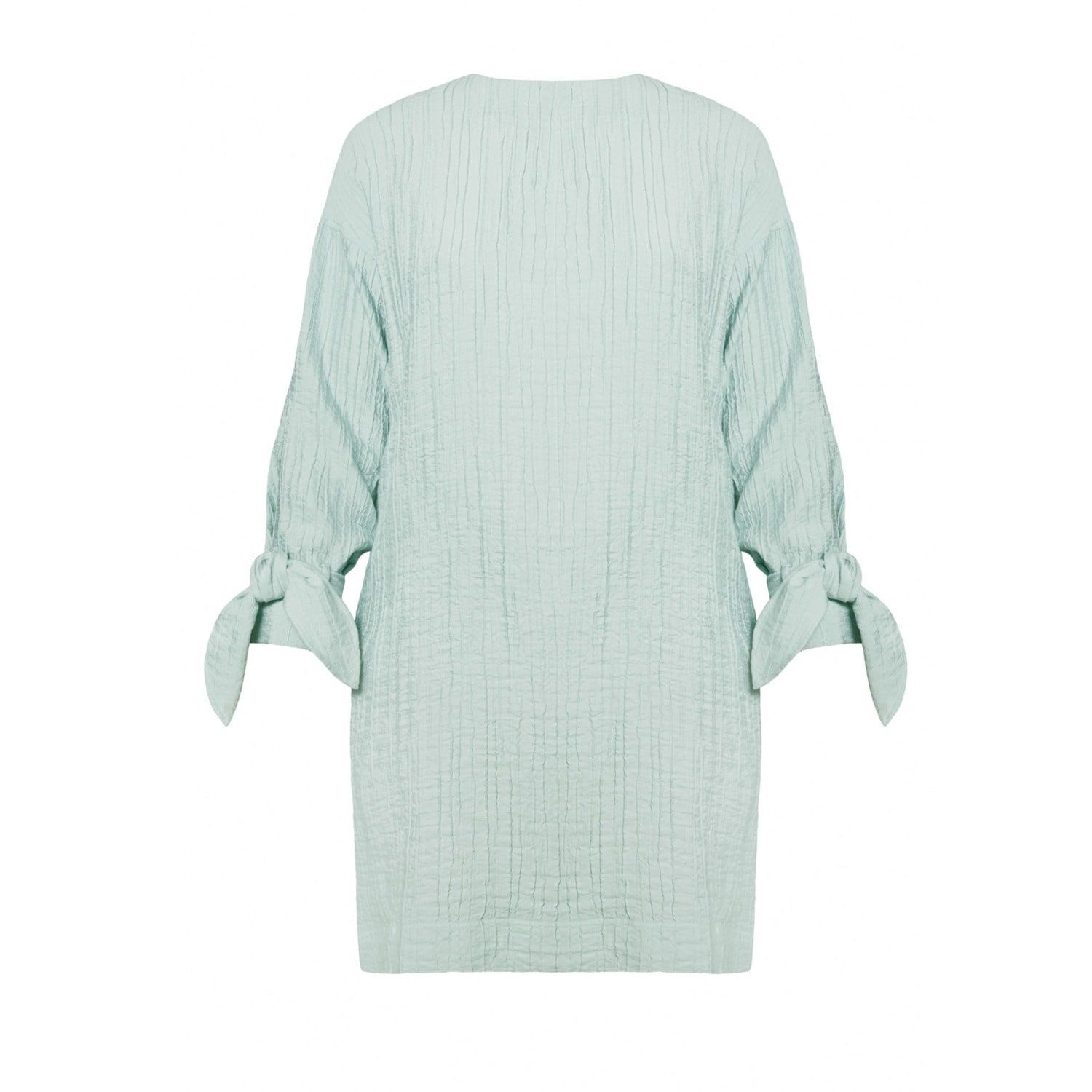 UNDRESS - Apricity Mint bow sleeves mini dress | Wolf & Badger (US)